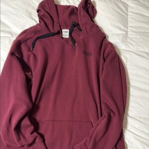 PINK Victoria's Secret Maroon Hooded Sweatshirt